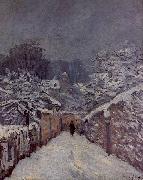 Alfred Sisley Snow at Louveciennes oil